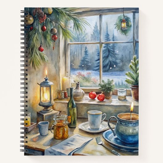 Cahier de Noël festif – Journal des Fêtes (Devant)