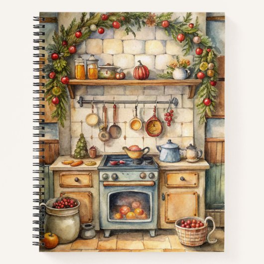 Cahier de Noël festif – Journal des Fêtes (Devant)