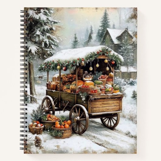 Cahier de Noël festif – Journal des Fêtes (Devant)