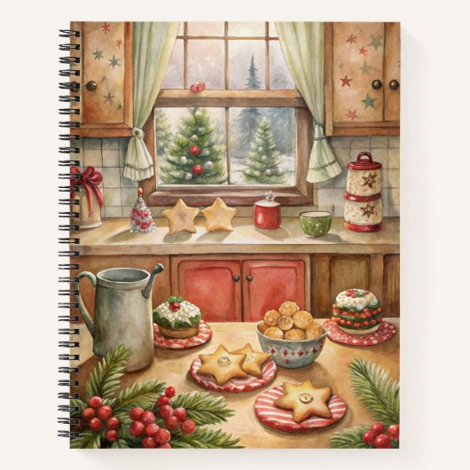 Cahier de Noël festif – Journal des Fêtes (Devant)