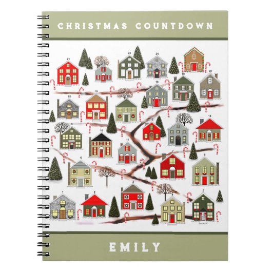 Cahier de Noël personnalisé (Devant)