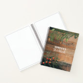 Cahier de Noël Rustique Bois Xmas (Intérieur)
