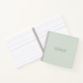 Cahier de nom moderne (Intérieur)