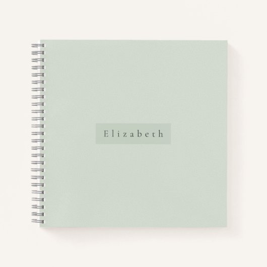 Cahier de nom moderne (Devant)