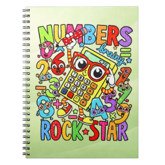 Cahier de nombres Rock Star Maths pour l'école