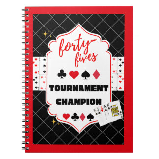 Cahier de notation de tournoi Forty Fives