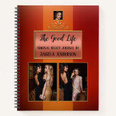 Cahier de notes à photos personnalisées chic inspi (Devant)