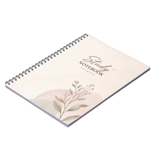 Cahier de notes à reliure spirale | Étudiant Paste (Côté gauche)