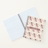 Cahier de notes Bohemian Birds Rose Muet Nom (Intérieur)