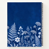 Cahier de notes botanique bleu Ideas in Bloom (Dos)