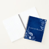 Cahier de notes botanique Plans in Bloom bleu (Intérieur)