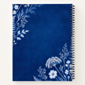 Cahier de notes botanique Plans in Bloom bleu (Dos)