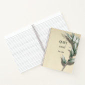 Cahier de notes cadeau de retraite 'Mots calmes'  (Intérieur)