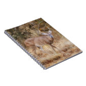 Cahier de notes Cerf dans une prairie d'automne (Côté Droit)
