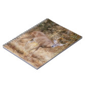 Cahier de notes Cerf dans une prairie d'automne (Côté gauche)