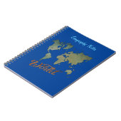 Cahier de notes de géographie pour étudiants et en (Côté gauche)