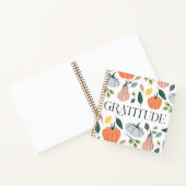 Cahier de notes de gratitude de citrouille automna (Intérieur)