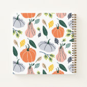 Cahier de notes de gratitude de citrouille automna (Dos)
