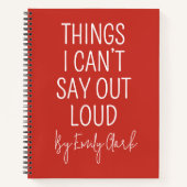 Cahier de notes de l'infirmière Gift, Journal médi (Devant)