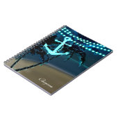 Cahier de notes de luminaires de plage d'Anchor & (Côté gauche)