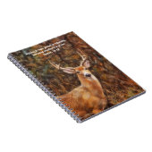 Cahier de notes de prière avec verset biblique et (Côté Droit)