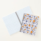 Cahier de notes doodle Halloween mignon – Citrouil (Intérieur)