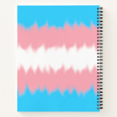 Cahier de notes Drapeau Trans (Dos)