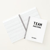 Cahier de notes drôle pour réunion d'équipe, cadea (Intérieur)