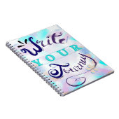 Cahier de notes "Écrivez votre parcours" pour une (Côté Droit)