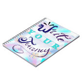Cahier de notes "Écrivez votre parcours" pour une (Côté gauche)