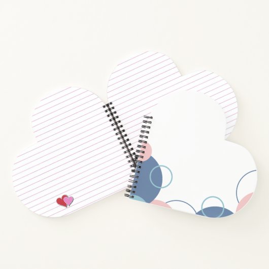 Cahier de notes élégant avec un design de cercles (Intérieur)