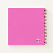 Cahier de notes Glamour Roses (Dos)