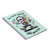 Cahier de notes Halloween - Squelette Breakdance (Côté Droit)