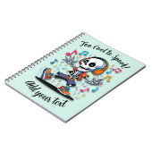 Cahier de notes Halloween - Squelette Breakdance (Côté gauche)