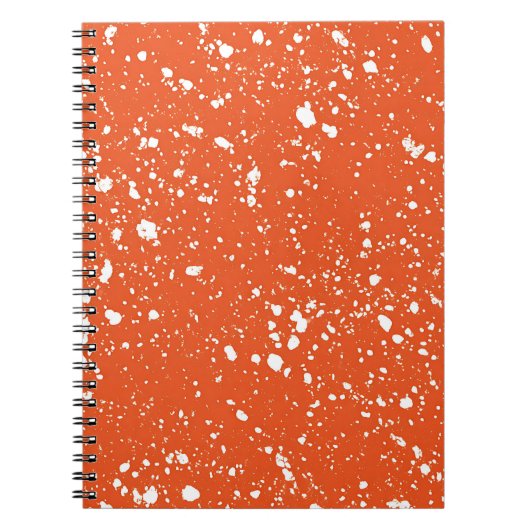 Cahier de notes Marbre Galet Tangerine (Devant)