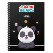 Cahier de notes moderne pour enfants We bare Bears (Devant)