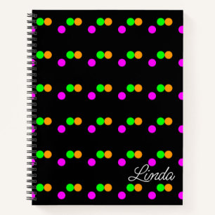 Cahier de notes Nom Points Brillants