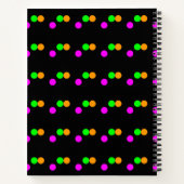 Cahier de notes Nom Points Brillants (Dos)