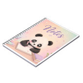 Cahier de notes Panda Mignon – Bureau d'étude Past (Côté gauche)