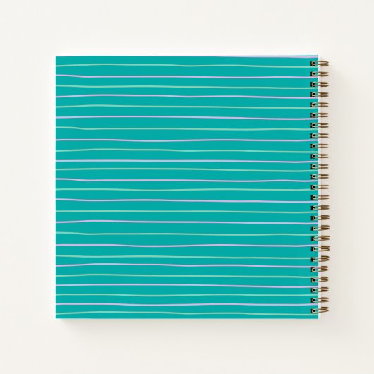 Cahier de notes Peanuts | Fleur d'amour Snoopy (Dos)