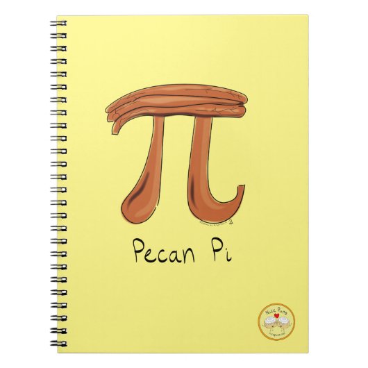 Cahier de notes Pecan Pi Mignon Math Pi Day (Devant)