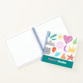 Cahier de notes personnalisé avec doodle et croqui (Intérieur)