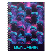 Cahier de notes personnalisé avec manette de jeu p (Devant)