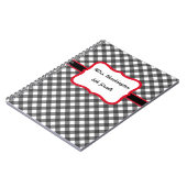 Cahier de notes personnalisé pour enseignant (Côté gauche)