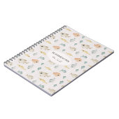 Cahier de notes personnalisé pour enseignant mascu (Côté gauche)