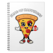 Cahier de notes Pizza Mignon Kawaii Couverture de (Devant)