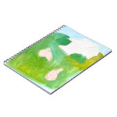 Cahier de notes Poules en pâture (Côté gauche)