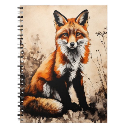Cahier de notes Renard (Devant)