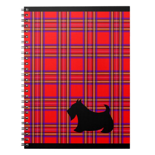 Cahier de notes Scottish Terrier Cadeau (Devant)