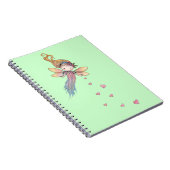 Cahier de notes Sweet Fairy with Hearts pour fille (Côté Droit)